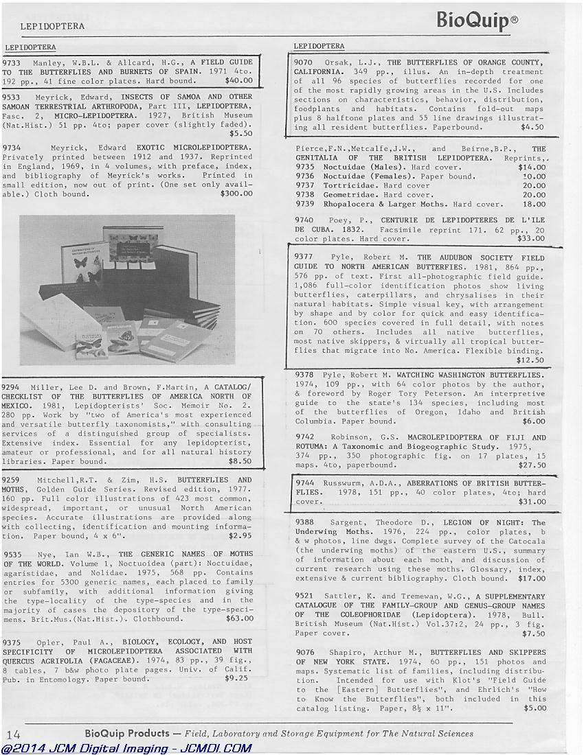 BioQuip 1981 BioQuip Catalog page scan